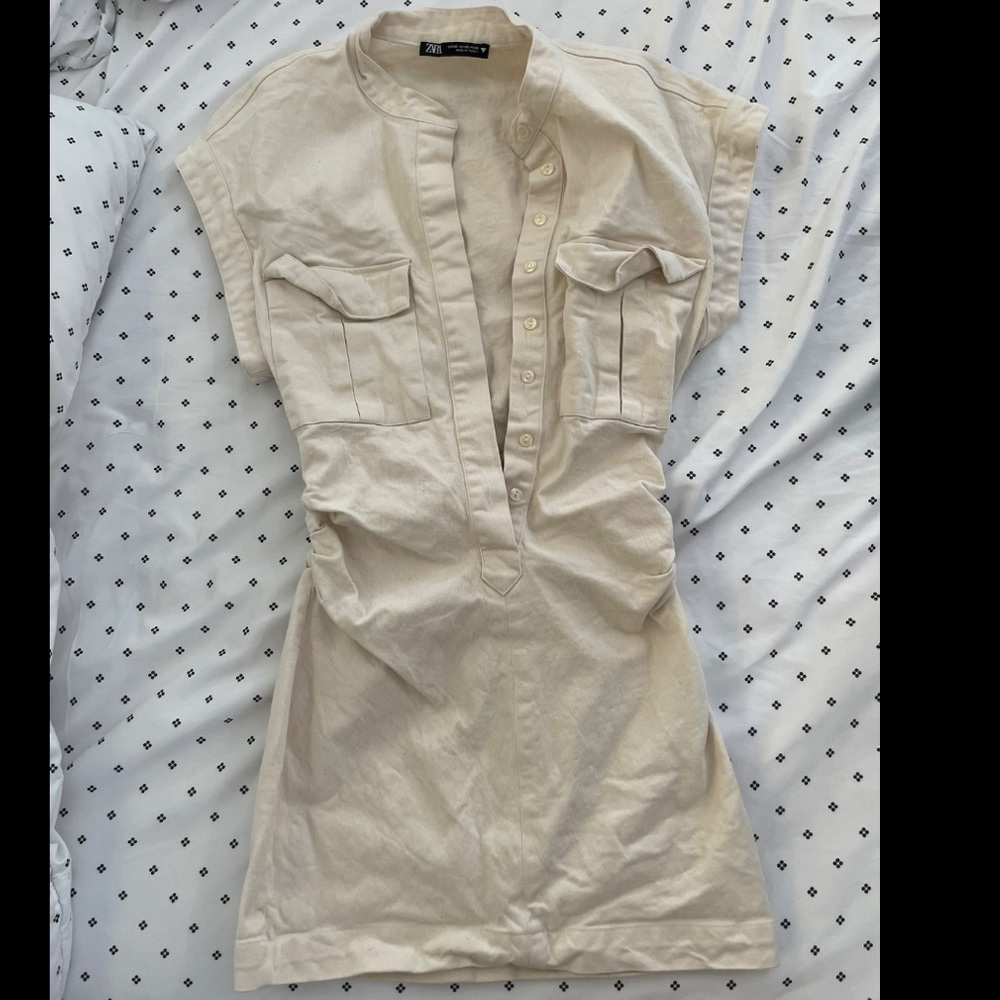 XS Zara Nude dress